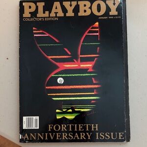 PLAYBOY Collector's Edition - Black with Neon Accents 40th anniversary issue